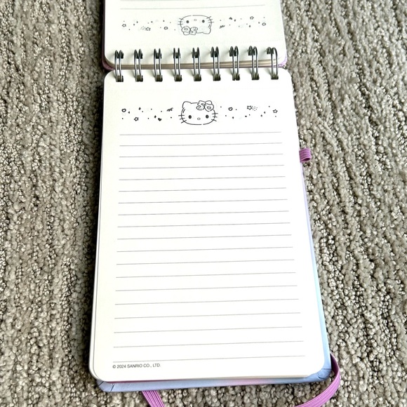 Hello Kitty by Sanrio 50th Anniversary Top Spiral Notebook - Studio Oh! NWOT - Picture 4 of 11